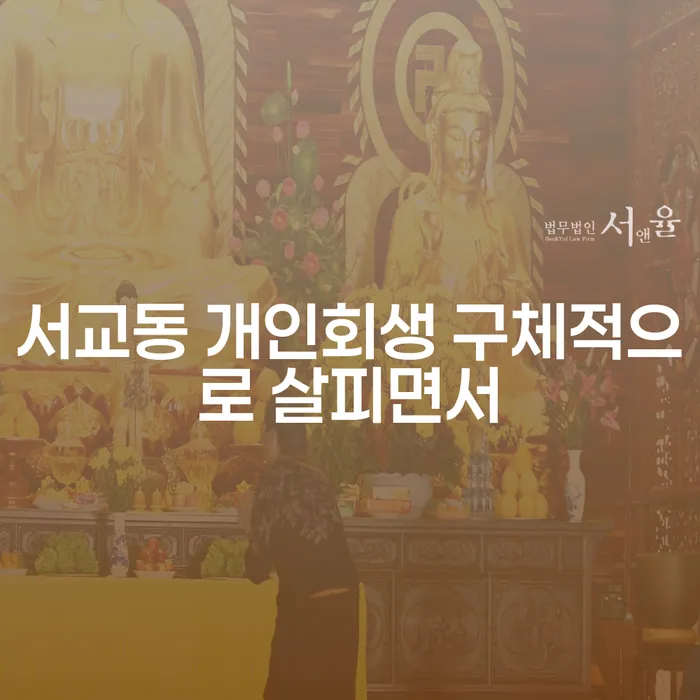 서교동 개인회생 구체적으로 살피면서