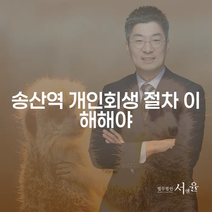 송산역 개인회생 절차 이해해야