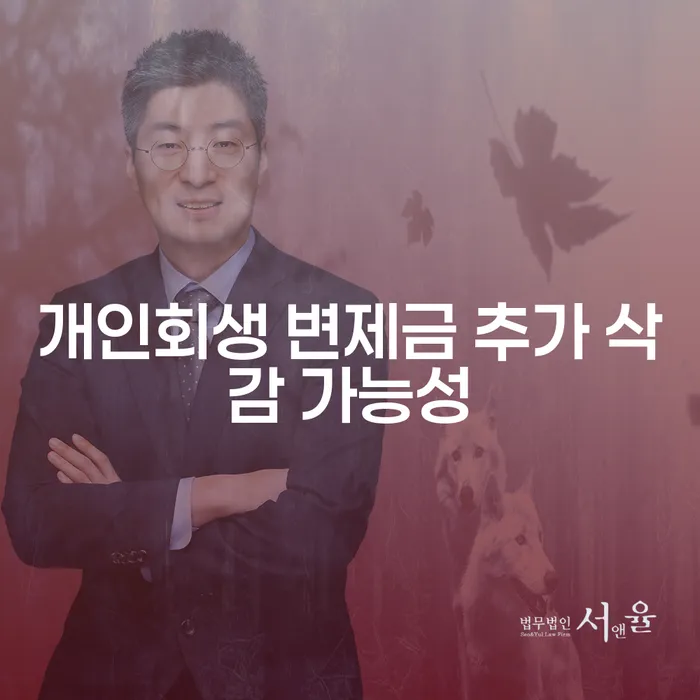 개인회생 변제금 추가 삭감 가능성, 정말 가능한가요?
