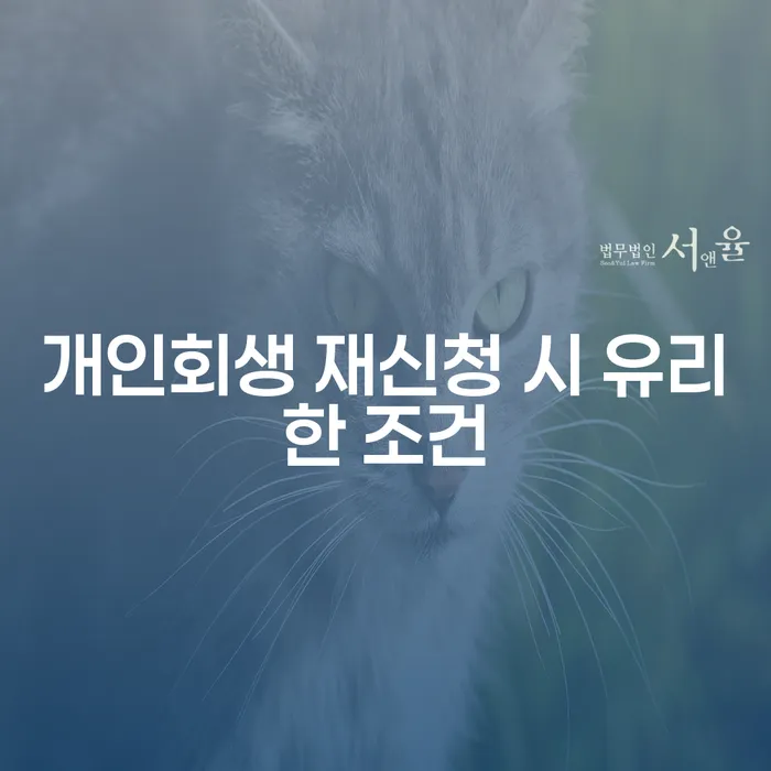 개인회생 재신청, 어떻게 하면 유리할까요?